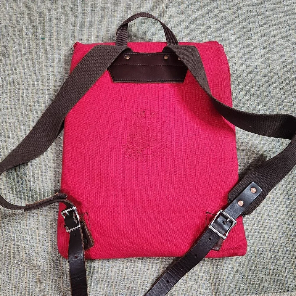 Duluth Pack Canvas Laptop Scoutmaster Backpack - Red